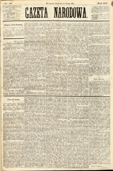 Gazeta Narodowa. 1875, nr 47