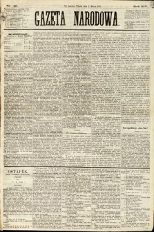 Gazeta Narodowa. 1875, nr 49
