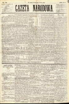 Gazeta Narodowa. 1875, nr 61