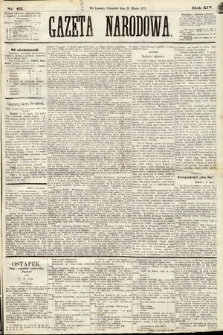 Gazeta Narodowa. 1875, nr 63