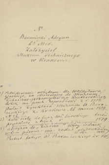 Listy do Władysława Górskiego i do jego żony Zuzanny ze Stadnickich z lat 1851-1896. T. 1, A - O