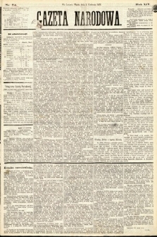Gazeta Narodowa. 1875, nr 74