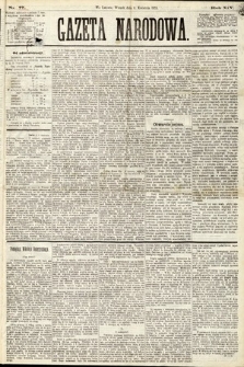 Gazeta Narodowa. 1875, nr 77