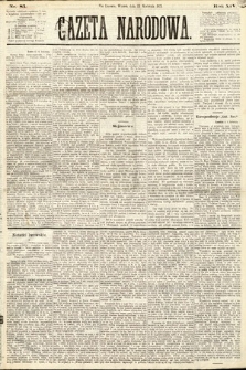Gazeta Narodowa. 1875, nr 83