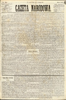 Gazeta Narodowa. 1875, nr 84