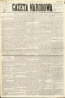 Gazeta Narodowa. 1875, nr 91