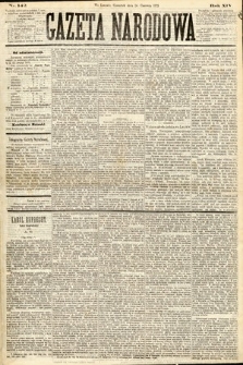 Gazeta Narodowa. 1875, nr 142