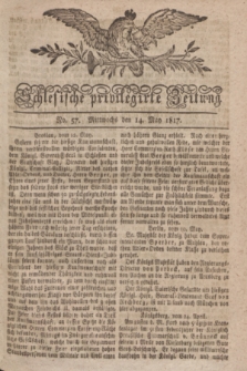 Schlesische privilegirte Zeitung. 1817, No. 57 (14 Mai) + dod.