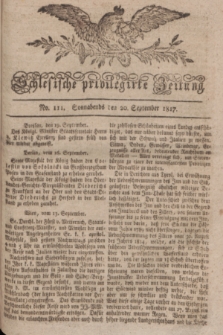 Schlesische privilegirte Zeitung. 1817, No. 111 (20 September) + dod.