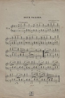 Deux valses : pour le piano : op. 4