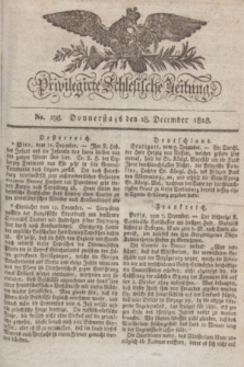 Privilegirte Schlesische Zeitung. 1828, No. 298 (18 December) + dod.
