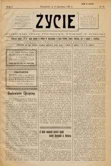 Życie : piotrkowski organ tygodniowy. 1915, nr 18