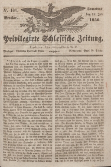 Privilegirte Schlesische Zeitung. 1836, No. 164 (16 Juli) + dod.