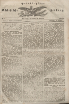 Privilegirte Schlesische Zeitung. 1844, № 4 (5 Januar) + dod.