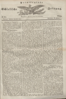 Privilegirte Schlesische Zeitung. 1844, № 34 (9 Februar) + dod.