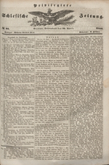 Privilegirte Schlesische Zeitung. 1844, № 93 (20 April) + dod.