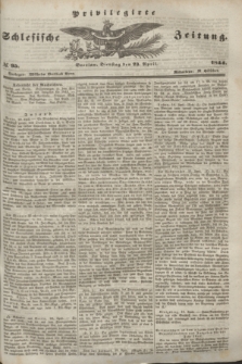 Privilegirte Schlesische Zeitung. 1844, № 95 (23 April) + dod.