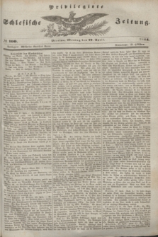 Privilegirte Schlesische Zeitung. 1844, № 100 (29 April) + dod.