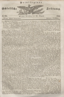 Privilegirte Schlesische Zeitung. 1844, № 194 (20 August) + dod.