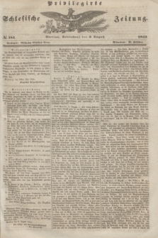 Privilegirte Schlesische Zeitung. 1845, № 184 (9 August) + dod.