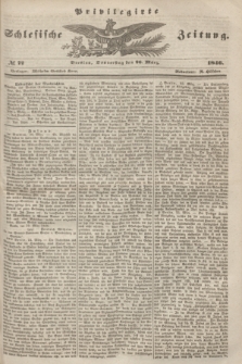 Privilegirte Schlesische Zeitung. 1846, № 72 (26 März) + dod.