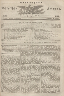 Privilegirte Schlesische Zeitung. 1846, № 73 (27 März) + dod.