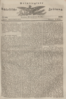 Privilegirte Schlesische Zeitung. 1846, № 110 (13 Mai) + dod.