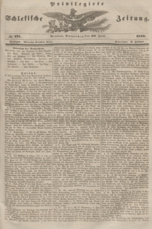 Privilegirte Schlesische Zeitung. 1846, № 175 (30 Juli) + dod.