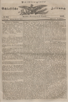 Privilegirte Schlesische Zeitung. 1846, № 184 (9 August) + dod.