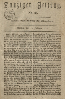 Danziger Zeitung. 1817, No. 23 (10 Februar)