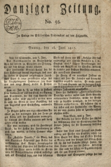 Danziger Zeitung. 1817, No. 95 (16 Juni)