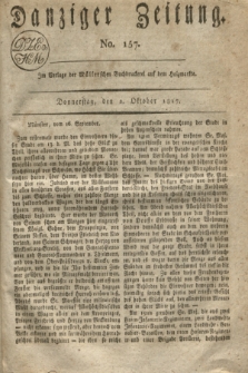 Danziger Zeitung. 1817, No. 157 (2 Oktober)