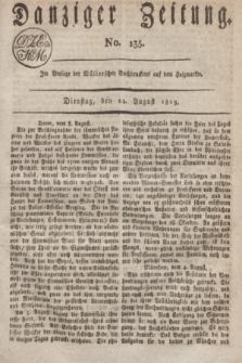 Danziger Zeitung. 1819, No. 135 (24 August)