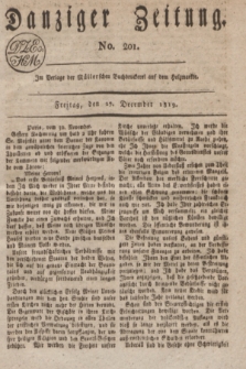 Danziger Zeitung. 1819, No. 201 (17 December)