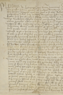 Dokument Marcina z Kamieńca, podkomorzego sanockiego, potwierdzający rozgraniczenie dóbr między Nowotańcem a Wolicą z 30 maja 1511 r.