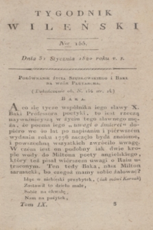 Tygodnik Wileński. T.9, Ner 155 (31 stycznia 1820)