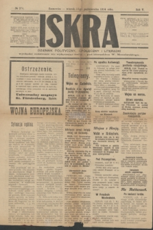 Iskra : dziennik polityczny, społeczny i literacki. R.5, № 270 (13 października 1914)