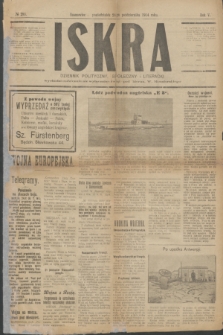 Iskra : dziennik polityczny, społeczny i literacki. R.5, № 283 (26 października 1914)