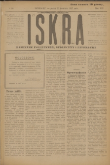 Iskra : dziennik polityczny, społeczny i literacki. R.8, № 90 (20 kwietnia 1917)