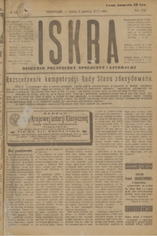 Iskra : dziennik polityczny, społeczny i literacki. R.8, № 124 (2 czerwca 1917)