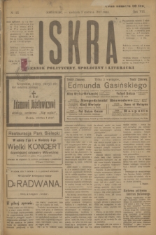 Iskra : dziennik polityczny, społeczny i literacki. R.8, № 125 (3 czerwca 1917)