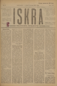 Iskra : dziennik polityczny, społeczny i literacki. R.8, № 127 (6 czerwca 1917)
