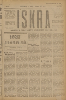 Iskra : dziennik polityczny, społeczny i literacki. R.8, № 129 (9 czerwca 1917)