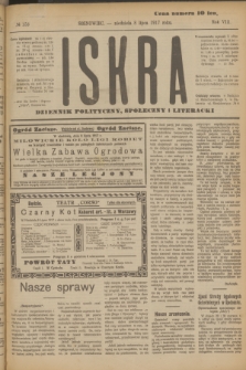 Iskra : dziennik polityczny, społeczny i literacki. R.8, № 153 (8 lipca 1917)