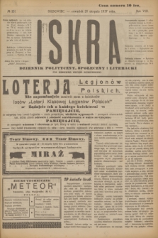Iskra : dziennik polityczny, społeczny i literacki. R.8, № 191 (23 sierpnia 1917)