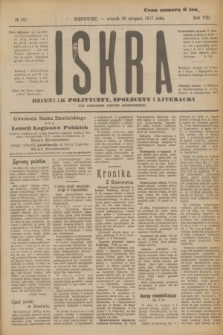 Iskra : dziennik polityczny, społeczny i literacki. R.8, № 195 (28 sierpnia 1917)