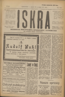 Iskra : dziennik polityczny, społeczny i literacki. R.8, № 221 (28 września 1917)