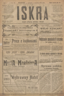 Iskra : dziennik polityczny, społeczny i literacki. R.11, № 1 (1 stycznia 1920) + dod.