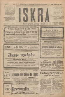 Iskra : dziennik polityczny, społeczny i literacki. R.11, № 10 (11 stycznia 1920)