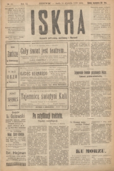 Iskra : dziennik polityczny, społeczny i literacki. R.11, № 13 (14 stycznia 1920)
